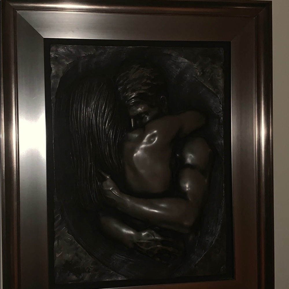 Limited Bronze Love Virtual Sculptural Relief 2007